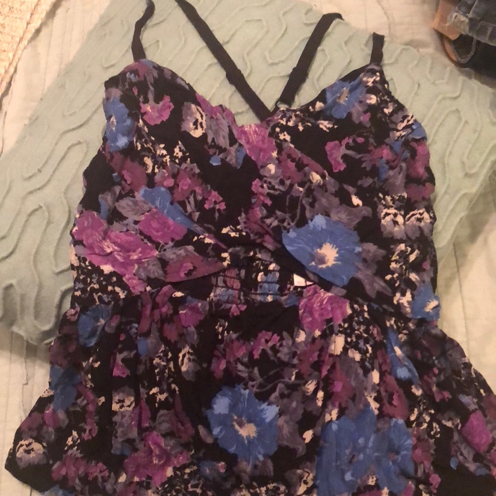 Free People Floral Tank
